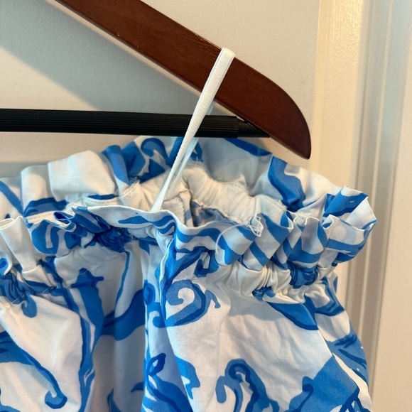 LILLY PULITZER JAMIELYNN OFF THE Shoulder Dress RESORT WHITE GLISTEN IN THE SUN - Picture 6 of 16